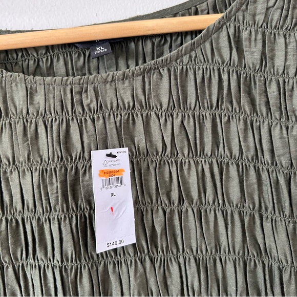 Olive Long Sleeve Tunic Top size XL - Picture 3 of 8